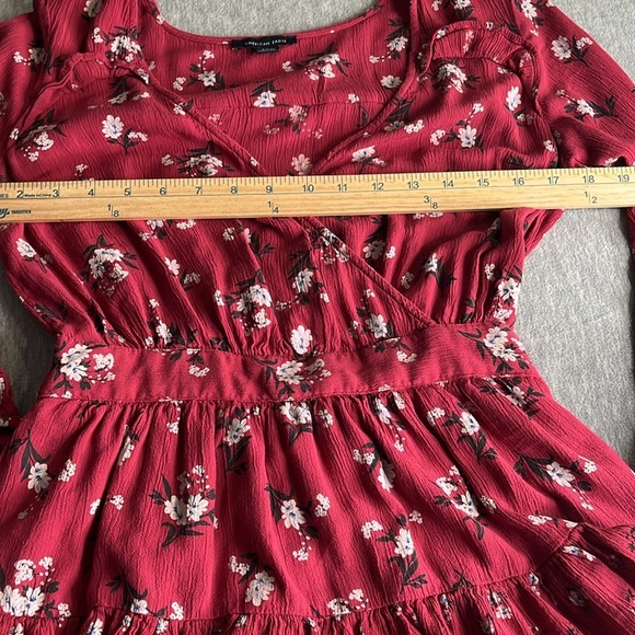 Floral Red Dress - Picture 8 of 9